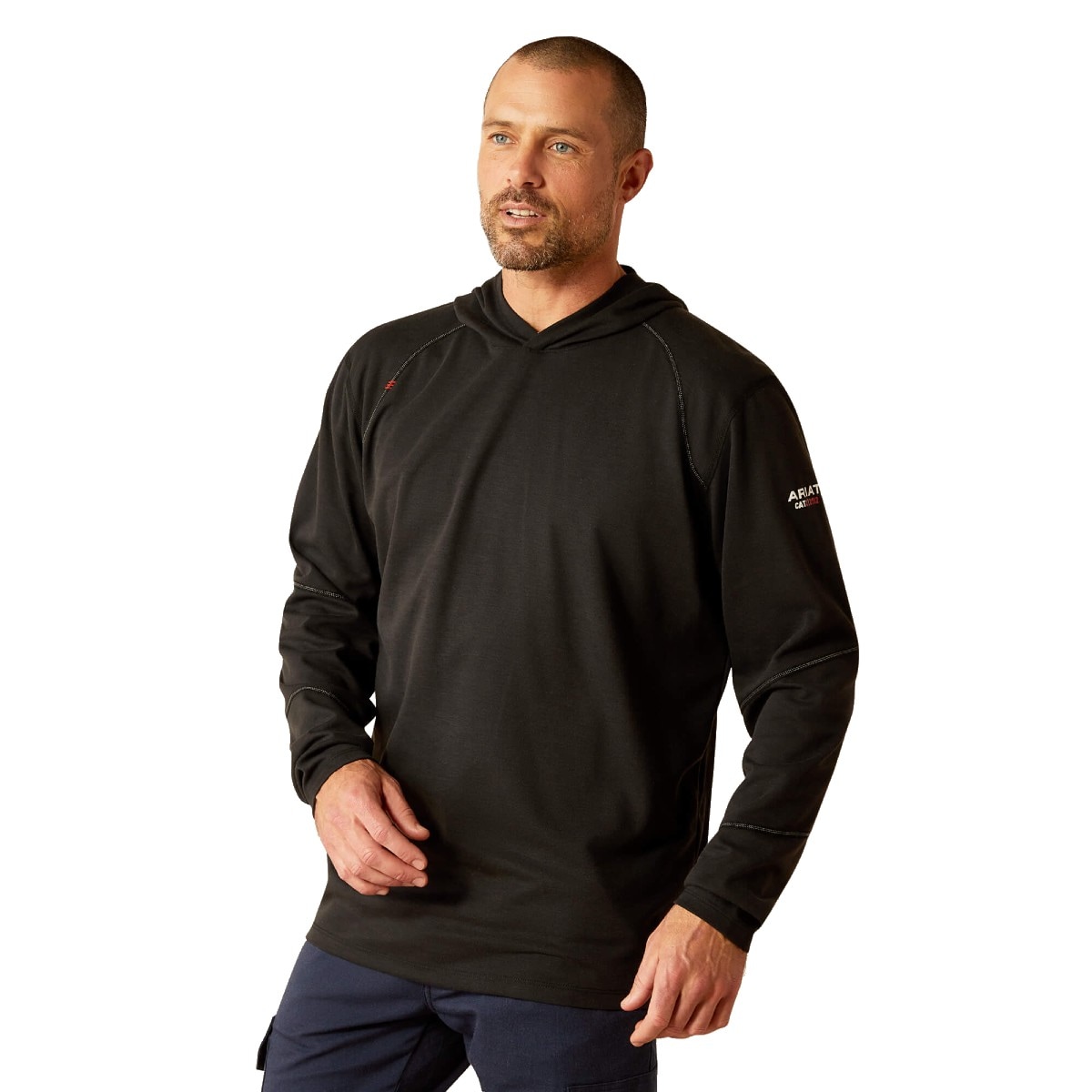 Ariat FR Primo Hooded T-Shirt in Black